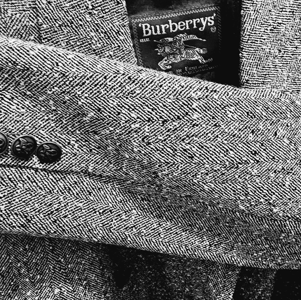 Vintage Burberrys' grey womans blazer size 6 - Picture 7 of 8